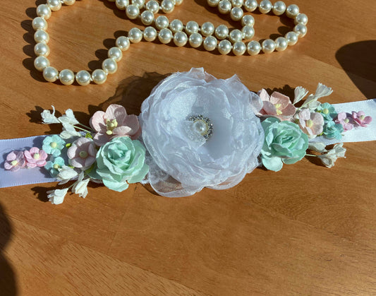 Bridal Sash - Floral